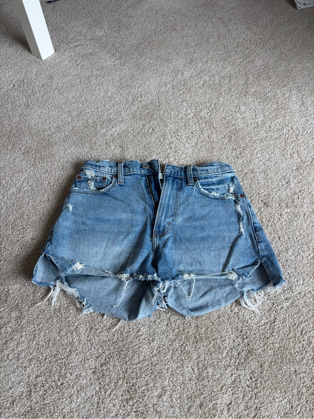 Abercrombie Women’s Light Blue Denim Shorts